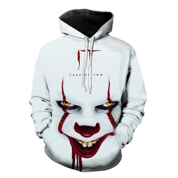 Sweat à Capuche Ghostface Scream - Motif Film D'horreur - Unisexe, Tailles XXS à 4XL - Tissu Confortable - 5