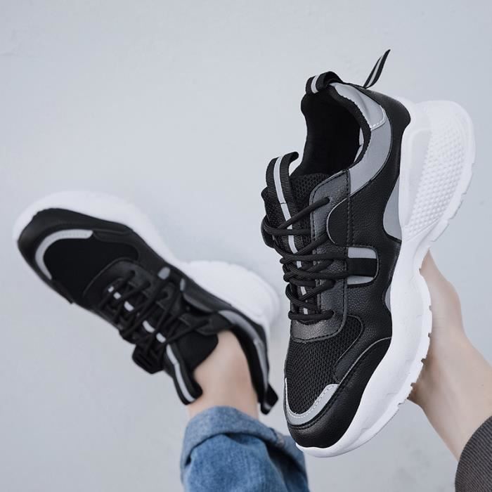 BASKET homme - Sneakers d'extérieur confortables et élégantes - noir HB™  Noir - Cdiscount Chaussures