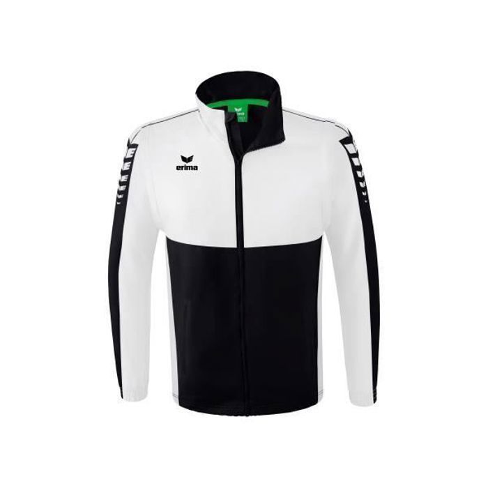 Veste imperméable - Erima - Six Wings - Noir/blanc - L - Homme - Multisport