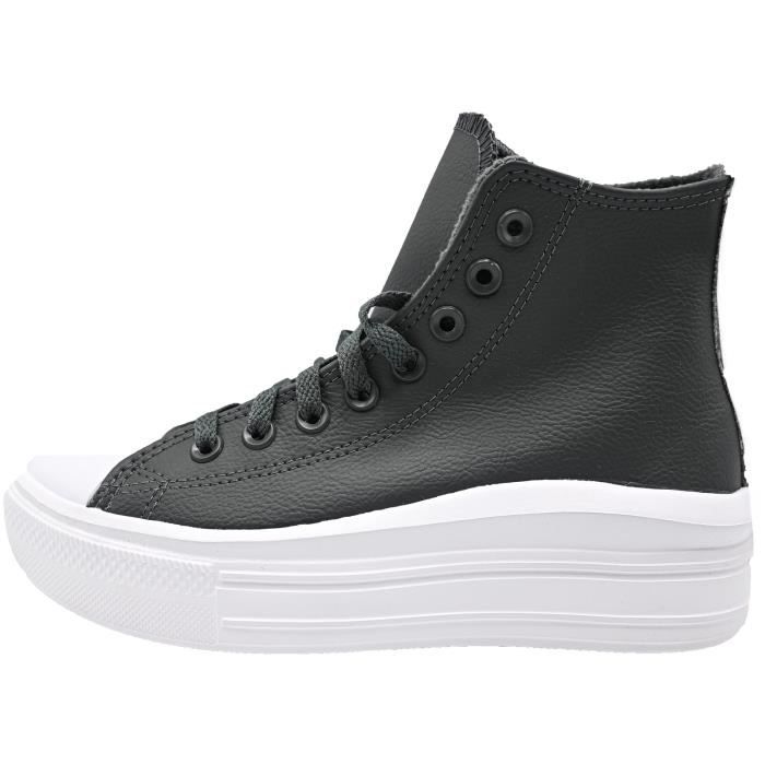 Bottes Converse Chuck Taylor All Star Move Cozy Utility Femme Gris Tige Moyenne Lacets Gris Cdiscount Chaussures