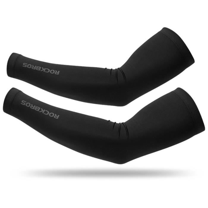 Manchons Thermiques Vermarc Small (S) - Noirs, Unisexe - Pour Le Cyclisme Par Temps Frais