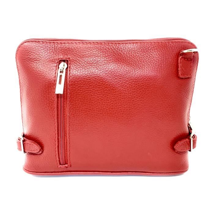 Sac à Main Bandoulière ABRO Italien En Cuir Grainé Métallisé - Neuf Avec Étiquettes - Détaillant
