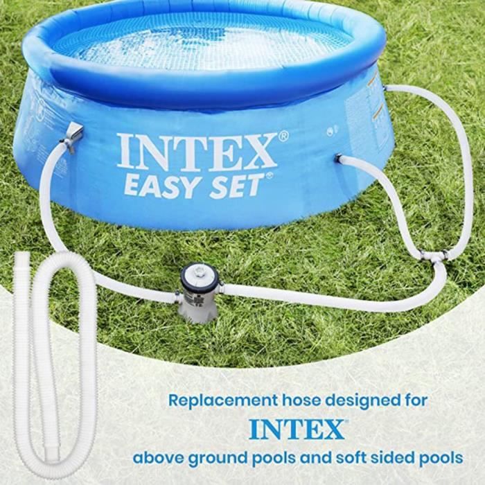 tuyaux de rechange pour piscines tuyaux de pompe de filtration pour piscines hors sol tuyaux de piscine avec clips metalliques cdiscount jardin