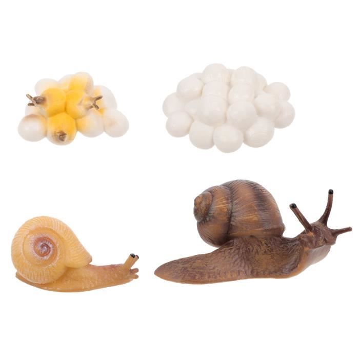 4pcs Safe Vivid Creative Cycle De Vie Figurines Escargot Decorations Animaux Moule A Gateau Moule De Patisserie Cdiscount Maison