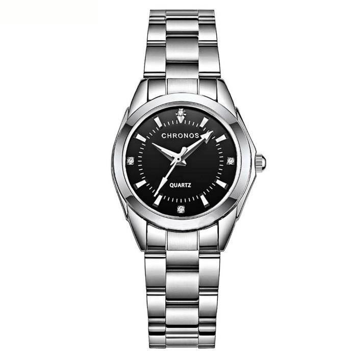 Montre cadran sales noir