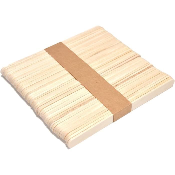 20 Mèches en Bois pour la Fabrication de Bougies, 4 cm de