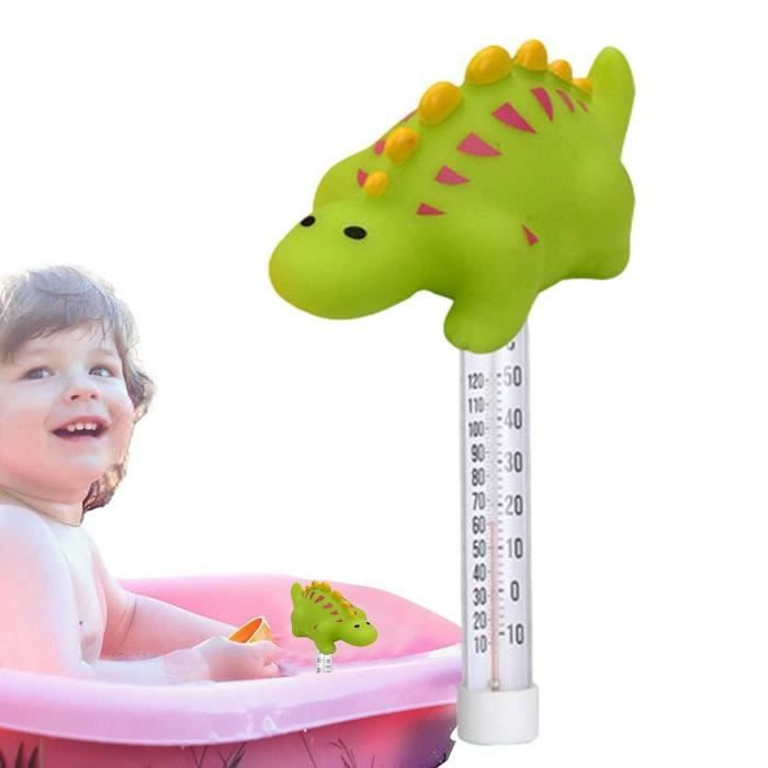 Thermomètre Flottant Pour Bain Bébé - En Forme De Jouet Cartoon, Lecture Facile En 30 Sec - Pour Baignoire, Spa, Piscine Enfant