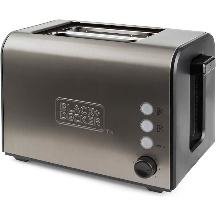 Grille-pain - Cecotec - Turbo EasyToast - 900W - Acier inoxydable -  Cdiscount Electroménager