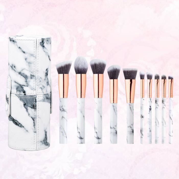 Porte-Pinceaux De Maquillage, Mini Panier Rangement 10 X 10 Cm Paniers Avec Decor Boheme Organisateur Pour Stylos Crayons Pinceaux Blanc Kaki 98146423