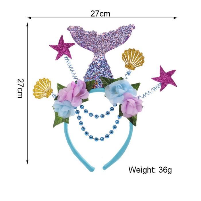 Couronne De Sirène Maille – Décoration Murale été Plage – Artisanale