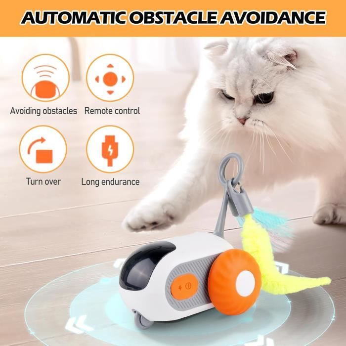 Comparer les prix de Jouet interactif pour chat - YYV - Souris avec télécommande - Matériaux durables - Contrôle de batterie