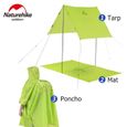Naturetrekking veste de pluie 3 en 1 multifonction randonnée pluie Poncho de pluie vêtements de pluie imperméable vélo [AAE9B76]-1