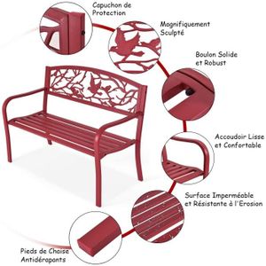 Banc De Jardin Fer Forge Achat Vente Banc De Jardin Fer Forge Pas Cher Soldes Cdiscount