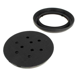 Plateau De Ponçage AEG 125mm - Pour Ponceuse EX125 ES - Avec Jupe Caoutchouc Rechange - 4932352870