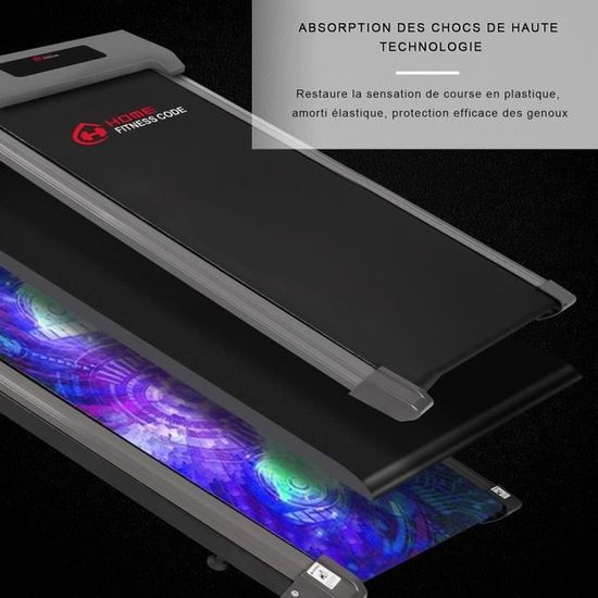 Tapis de course électrique avec écran LCD