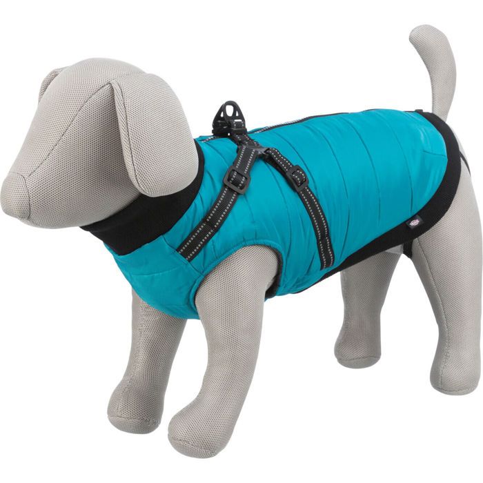 Manteau D'hiver Imperméable Pour Chien 4 Pattes - Polaire Chaude, Bandes Réfléchissantes, Harnais Intégré, Fermeture éclair, Tailles S à 3XL, Lavable Machine