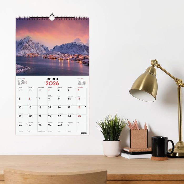 Calendrier Mural 2026-2027 - 18 Mois De Planification Facile Pour La Maison, Le Bureau Ou L'école