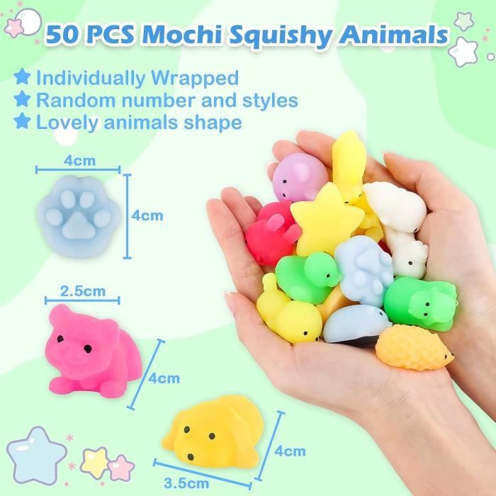 Squishy Toys, 8Pcs Animal Mignon Mochi Squeeze Toy, Kawaii Squishy Jouets  Animaux, Jouet Sensuel Doux,Soft Squeeze Jouet,Les Enfants - Cdiscount