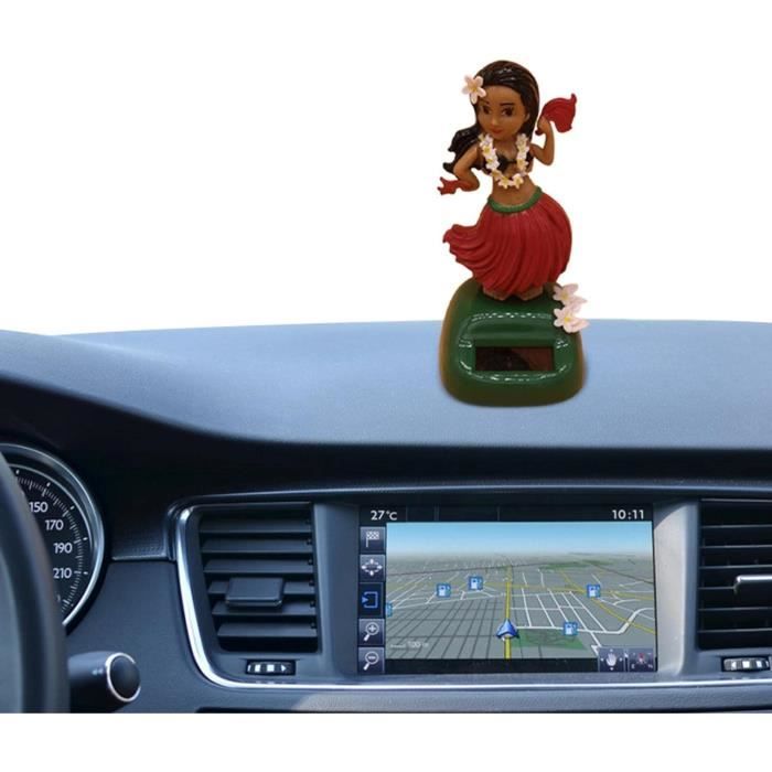 Figurine Solaire Dansante Hawaïenne Baitang - Décoration Voiture - Bouge Au Soleil - 10cm