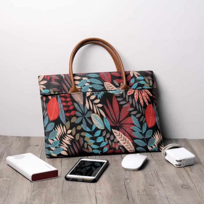 Housse Ordinateur Portable 15,6 Pouces Rouge - Pochette Rembourrée Universelle