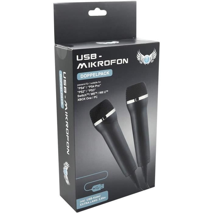 Mcbazel Kabelloses Gaming-Mikrofon Fu00fcr PS5, PS4/Pro, PS3, PS2, Xbox Series X /S, Xbox One X/S, Xbox One/ 360, Nintendo Switch, Switch OLED, Switch 2, Wii, WiiU, PC