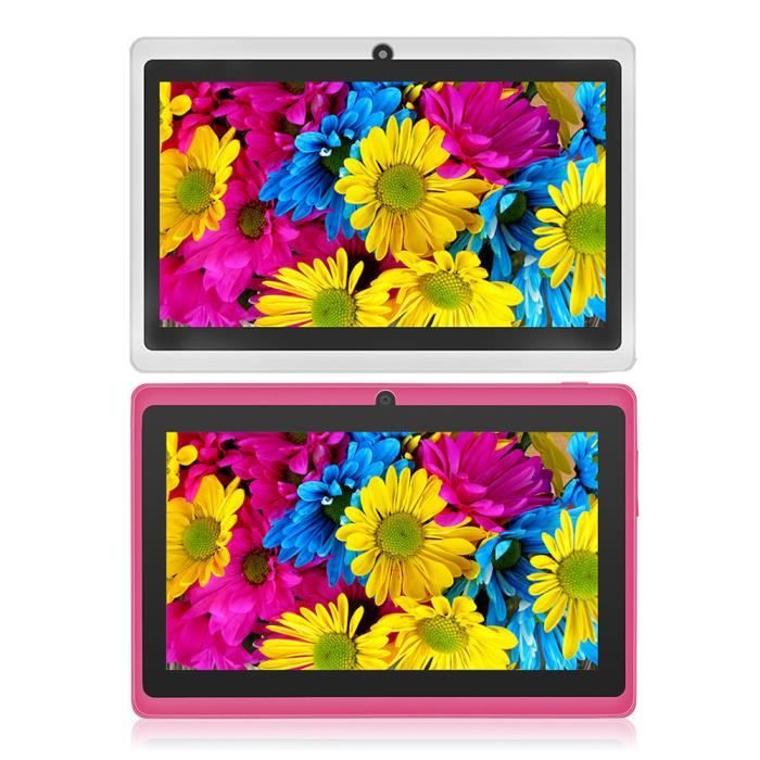 Blanc Tablette tactile7"HD 8Go pour enfa1