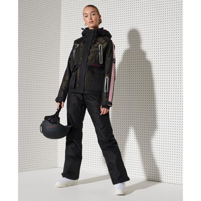 Veste cargo femme Superdry Freestyle kaki camouflage Kaki