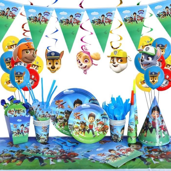 Lot de ballons Pat'Patrouille, 32 pouces, 17 pièces, décorations idéales  pour une fête d'anniversaire d'enfant, une baby shower ou une baby shower -  AliExpress