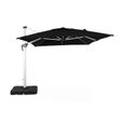 Parasol déporté haut de gamme rectangulaire 3x4m – PYLA Noir – Toile Sunbrella ® fabriquée en France. par Dickson. structure en-2