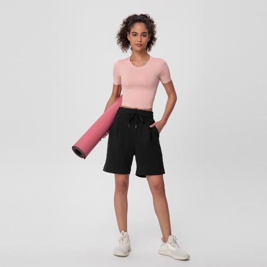 ATHVOTAR Short Taille Haute En élasthanne Pour Femme Short D K 1084864