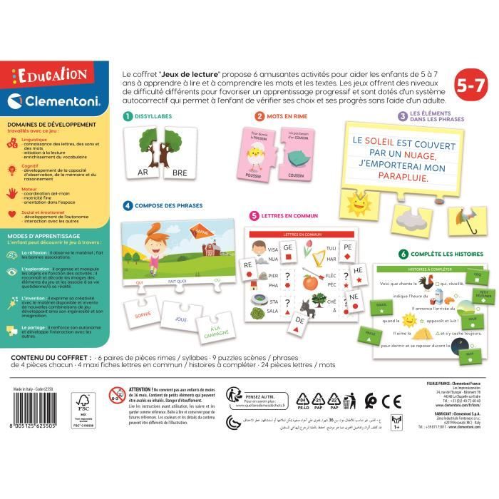 Éducation Clementoni - Jeux de lecture - Cdiscount Jeux - Jouets