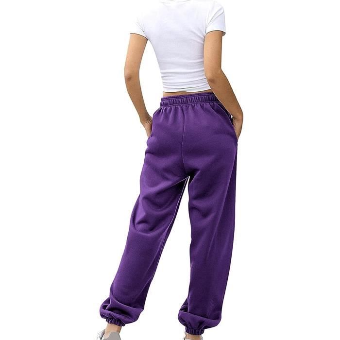 Pantalon femme taille haute store grande taille