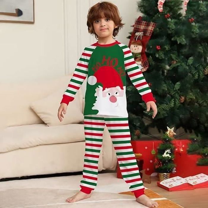 Pyjama assorti famille noel hot sale