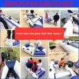 Kayak Gonflable Gonflable Robuste pour Adultes, Bateau de dériveur Gonflable en PVC pour la pêche à la Navigation de Plaisance o29-3