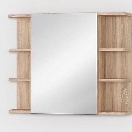 Armoire De Toilette Aspect Chene Anthrazit 80 X 64 X 21 Achat Vente Armoire A Pharmacie Armoire A Pharmacie Aspect Cdiscount