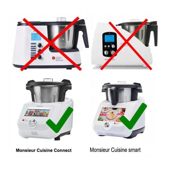 Lot De 2 Guides D'embrayage Pour Monsieur Cuisine Connect/Smart SKMC 1200 - Pièces De Rechange Qualité