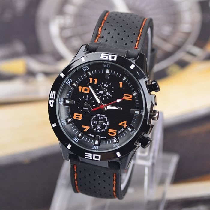 Montre homme bracelet on sale plastique