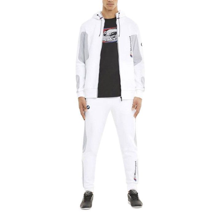 Veste de survêtement Puma BMW M MOTORSPORT Blanc/gris Cdiscount - Main Image