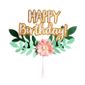 4 Pieces Inserer Des Cartes Joyeux Anniversaire Lettres Creatives Fleurs Feuilles Decoratives Pour Gateau Decor Achat Vente Projecteur Laser Noel Cdiscount