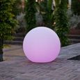 Boule sphère lumineuse solaire+ batterie MOOVERE 60cm LED/RGB-0