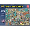 Puzzle - 5000 pièces - The Music Shop - JUMBO - Jan Van Haasteren - Dessins comiques - Qualité supérieure-0