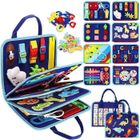 BRAND Busy Board Jouet Montessori Bébé 1 2 3 3 5 Ans - Jeux Planche Développement Activité Enfants Jouet Educatif Cadeau Garçons Fille