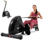 HS HOP-SPORT Hop-Sport Rameur pliable appartement HS-030R Boost, Freinage Magnétique, 10 Niveaux de résistance, Roue d'inertie 9 kg, Max. 120kg
