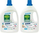 HOME FIT TRAINING Lessive Liquide pour Peaux Sensibles Famille et Bébé Hypoallergénique Sans Allergènes,1,5L (Lot de 2)