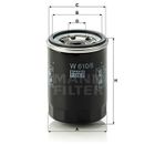 MANN FILTER Filtre à huile W610/6