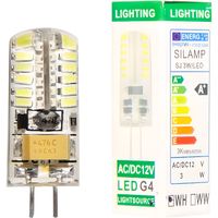 Ampoule LED G4 12V 3W SMD2835 24LED 360° - Blanc Chaud 2300K - 3500K