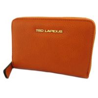 Portefeuille zippé 'Ted Lapidus' orange - 15.5x10.5x2.5 [Q2250]