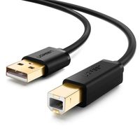 Ugreen 10350, 1,5 m, USB A, USB B, 2.0, Noir