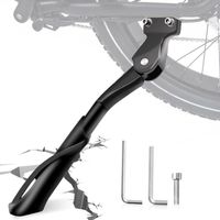 Béquille De Vélo Réglable 24-29 Pouces – Centrale Antidérapante, Stable, Pour VTT, Vélos électriques, Hybrides – Support Latéral