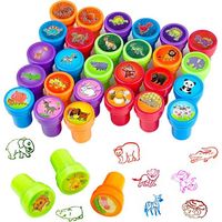Kesote Lot De 26 Tampons à Motifs D’animaux – Cadeau Anniversaire Enfant – Activité Créative Et Ludique – Dès 3 Ans